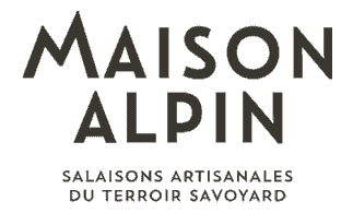 logo Maison Alpin, Vente en direct de la salaison familiale. Charcuterie artisanale, saucisson, saucisse, diot, jambon, de Haute-Savoie & viande de qualité supérieure en ligne.