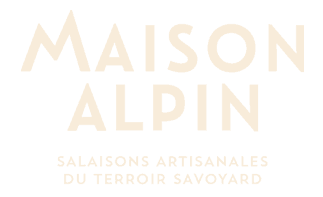 logo maison alpin. Maison Alpin. Vente en direct de la salaison familiale. Charcuterie artisanale, saucisson, saucisse, diot, jambon, de Haute-Savoie & viande de qualité supérieure en ligne.