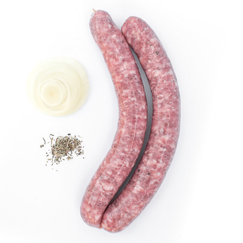 L'incontournable, chipolata. Maison Alpin. Vente en direct de la salaison familiale. Charcuterie artisanale, saucisson, saucisse, diot, jambon, de Haute-Savoie & viande de qualité supérieure en ligne.