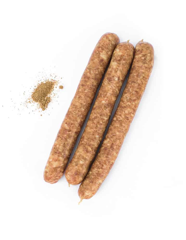 L'indienne saucisse au curry. Maison Alpin. Vente en direct de la salaison familiale. Charcuterie artisanale, saucisson, saucisse, diot, jambon, de Haute-Savoie & viande de qualité supérieure en ligne.