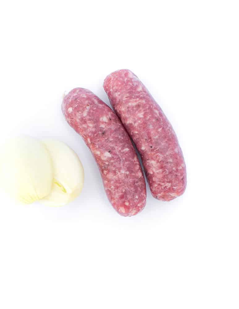 La toulousaine, saucisse de Toulouse. Maison Alpin. Vente en direct de la salaison familiale. Charcuterie artisanale, saucisson, saucisse, diot, jambon, de Haute-Savoie & viande de qualité supérieure en ligne.